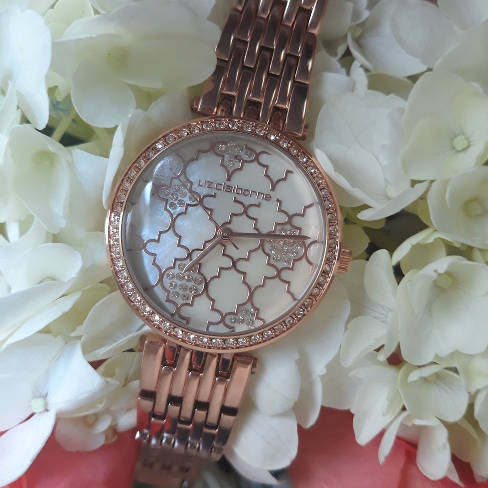 Rose gold watch
